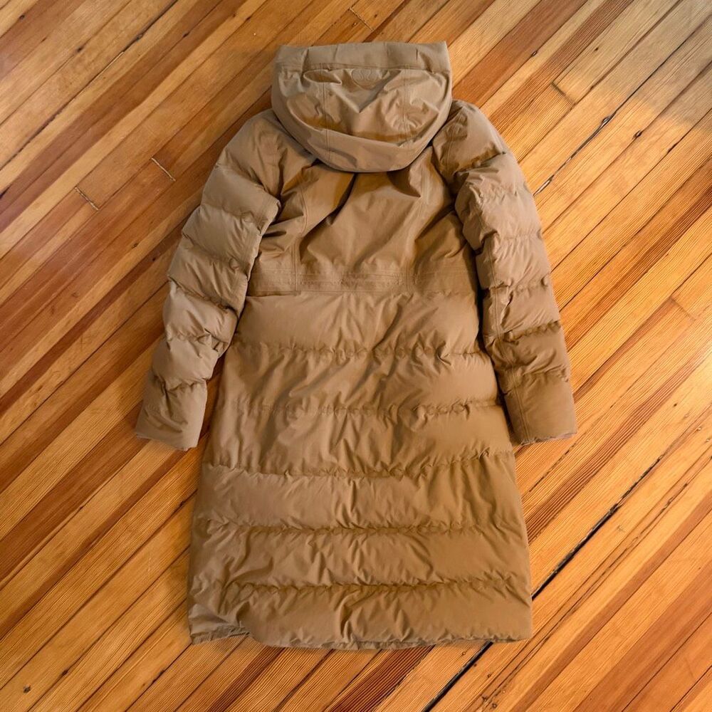 Lululemon Sleet Street Long Jacket in Bold Beige Size 8 - Picture 3 of 10